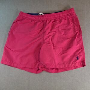 Polo Ralph Lauren Pink Swim Trunks Men’s L Nylon Mesh Lining Taiwan